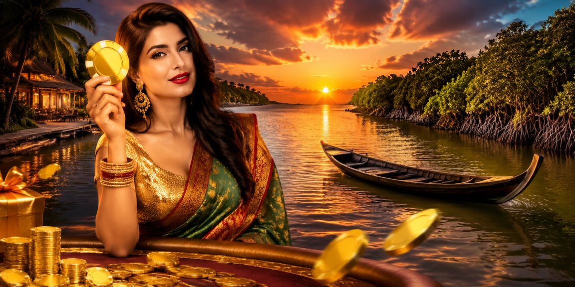 সুন্দরবনের কাছে সমুদ্র সৈকতে মোবাইলে aa 777 ক্যাসিনো অ্যাপ ব্যবহার