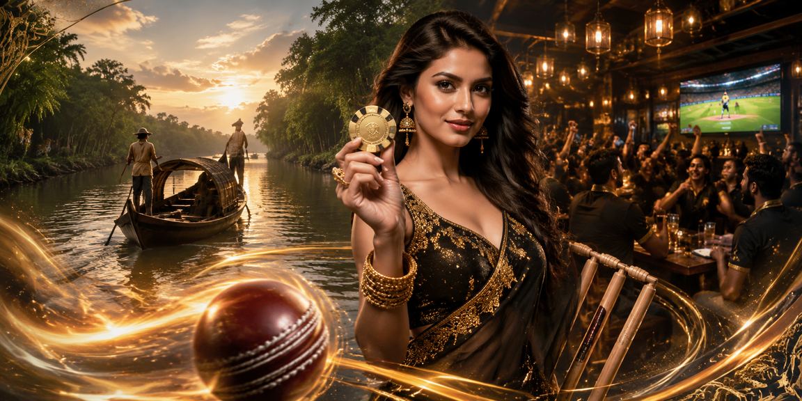 সুন্দরবন অঞ্চলে বাংলাদেশ ক্রিকেট বেটিং উপভোগ করছেন একজন তরুণ খেলোয়াড়